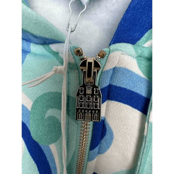 NWT Hill House Ocean Kaleidoscope The Allie Zip-Up Hoodie Hoodie Jacket Size M - Picture 6 of 10